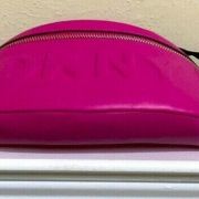 DKNY Tilly Logo Fanny Belt Pack Pink Faux Leather B4HP