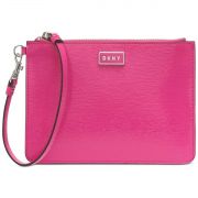 NWT DKNY Gigi Leather Wristlet 2 colors B4HP MSRP $88