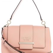 GUESS Tara Top Handle Flap Bag Pink small handbag crossbody B4HP