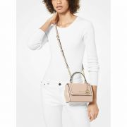 NWT MICHAEL Michael Kors Jet Set Top Handle Leather Crossbody Soft Pink B4HP