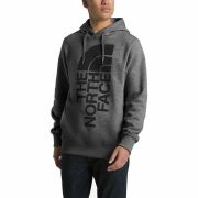 Men’s The North Face Trivert Patch Logo Graphic Hoodie Large Dark Grey Heather