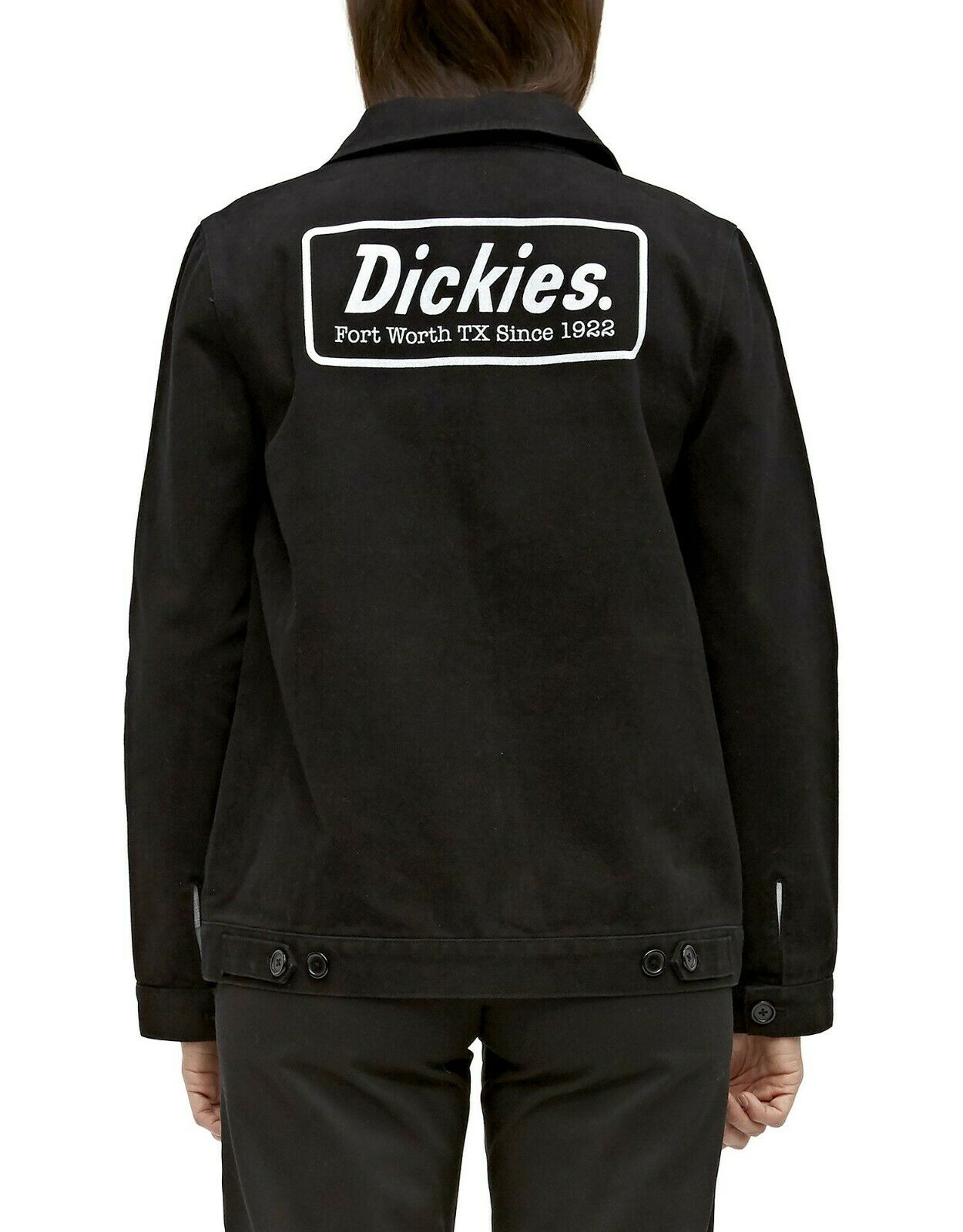 Dickies Girl Juniors’ Eisenhower cotton Jacket Medium Black B4HP