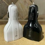 35 Watt 3-Port Fast Charging Car Charger QC 3.0 3.5A USB Ports PD Type-C B4HP