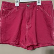 Dickies Juniors’ Cotton Carpenter Shorts Pink 2 sizes B4HP