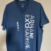 A|X Armani Exchange Men’s V-Neck Logo T-Shirt B4HP