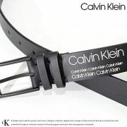 Calvin Klein Men Big Industrial Logo Print Belt Size 30 Minor Scratch B4HP