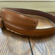 Perry Ellis Full-Grain Cowhide Bonded Leather Casual Dress Belt Brown 36 B4HP