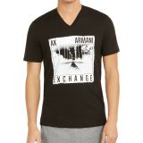 A|X Armani Exchange Men's V-Neck Logo T-Shirt B4HP