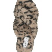Jessica Simpson Women’s Talulla Casual Cozy Slip On Slippers Animal Print B4HP