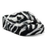 Jessica Simpson Women's Talulla Casual Cozy Slip On Slippers Animal Print B4HP