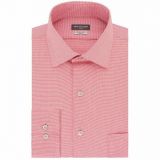 Van Heusen Men's Regular-Fit Wrinkle-Free Flex Collar Dress Shirt Barn Red B4HP