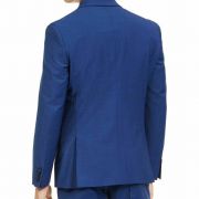Bar III Mens Blazer Bright Blue Size 36 Short Slim Fit Notched Wool $425 B4HP