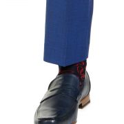 Bar III Mens Dress Pants Blue Size 32X30 Wool Stretch Slim Fit Active $175 B4HP