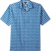 Tommy Hilfiger Men’s Bold Geo Print Short Sleeve Shirt B4HP