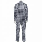 Men’s Jammies For Your Families® Plaid Pajama Set Size Large Navy B4HP