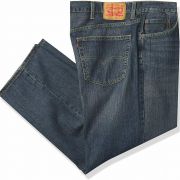 Men Big & Tall Levi’s 550 Relaxed Fit Jeans 46×34 Range B4HP