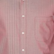 Tasso Elba Regular-Fit Non-Iron Mini-Herringbone Supima Cotton Dress Shirt 16.5