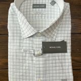 Michael Kors Men's Regular-Fit Non-Iron Airsoft Performance Stretch Dress shirt