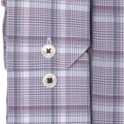 Ryan Seacrest Distinction Slim-Fit Performance Stretch Plaid Dres Shirt 15 34/35