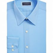 Club Room Men’s Regular-Fit Solid Dress Shirt French Blue Size 17 34-35″ B4HP