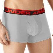 Under Armour Underwear UA Tech Gray Size XL 2 Pk Mesh 3 Inch Boxer Briefs B4HP