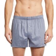 HANRO Fancy Cotton Boxers In Comb Structure Large B4HP