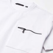 Sean John Men’s Short Sleeve Crew Neck Ottoman Knit Pocket Tee Shirt