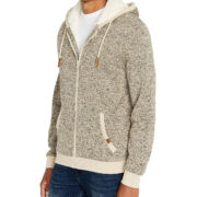 BUFFALO David Bitton Men’s Fortino Full-Zip Sherpa-Lined Hoodie Jacket M B4HP