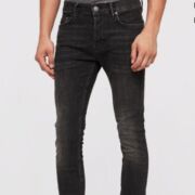 NWT Mens All Saints Skinny jeans Black Size 34 B4HP