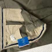 Dockers Pleated Classic Fit Iron Free Cotton Khaki Pants 40×32 B4HP