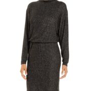 Kenneth Cole New York WOMEN Dolman Cozy Dress Charcoal Grey Heather Size XS