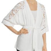 Kobi Halperin Britney Kimono-Style Jacket Ivory size M/L $598 B4HP