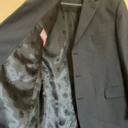 Mens Covington Suit Blazer charcoal Gray Color 46R B4HP
