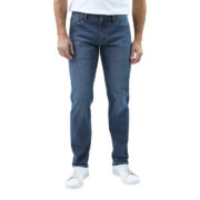 Izod Men’s Comfort Stretch 5-Pocket Style Straight Fit Jeans B4HP