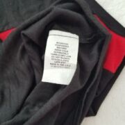 Artistix Womens Chest-Stripe Logo Bodysuit, Stretch- Black L $79 B4HP