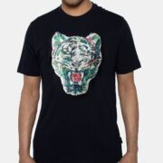 SEAN JOHN Men’s Tropic Tiger Sequin Graphic T-shirt 3XL B4HP