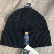 POLO RALPH LAUREN Men’s Solid Flag Bear Beanie One Size B4HP