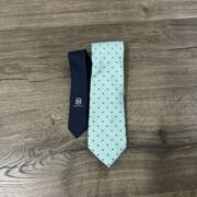 Tommy Hilfiger Premium Men’s textured Spring Dot Silk Tail Tie B4HP