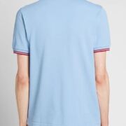 Fred Perry Twin Tipped Polo Shirt M3600 Sky Cotton Small B4HP