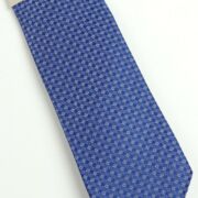 Kenneth Cole Reaction Men’s Micro Checkerboard Slim Tie Blue One Size B4HP