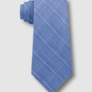 Michael Kors Men’s Blue Elijah Classic Silk Professional Neck Tie B4HP