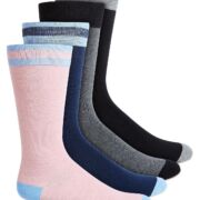 Bar III Mens 4 Pack solid Color socks shoe size 7-12