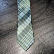Tommy Hilfiger Multi Stripe Silk Blend Green Tie B4HP (No Tags)