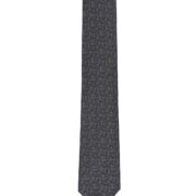 Alfani Men’s Black Palmas Geometric Silk Blend Slim Tie B4HP