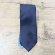 Tommy Hilfiger Men’s Blue/Light Blue Oxford Silk Classic Standard Neck Tie B4HP