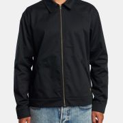 RVCA Men’s Day Shift Jacket Size XL Black B4HP