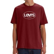 LEVI’S Men’s Surf Logo Graphic T-Shirt Rosewood Small B4HP