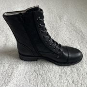 Women GBG Guess Replacment Amputee left leg Shoe Single Boot size 9 M Black