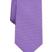 CLUB ROOM Men’s Locklin Pin Dot Neck Tie Purple One Size B4HP