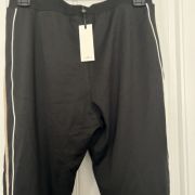 Women Heartloom Trousers Pull On Pants with Metallic Side Stripe sz XS
